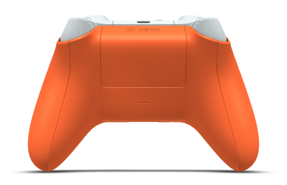 Xbox ワイヤレス コントローラー - Body: Zest Orange, D-Pads: Robot White, Thumbsticks: Robot White