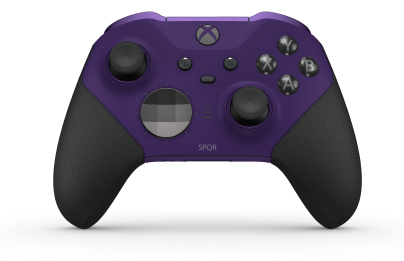 Manette sans fil Xbox Elite Series 2 - Core - Body: Astral Purple + Rubberised Grips, D-pad: Facet, Storm Grey (Metal), Back: Astral Purple + Rubberised Grips