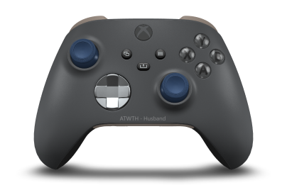 Xbox Wireless Controller - Body: Storm Grey, D-Pads: Ash Gray (Metallic), Thumbsticks: Midnight Blue