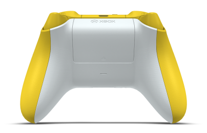 Controller with Lighting Yellow body, Robot White D-pad, and Lighting Yellow thumbsticks - back view