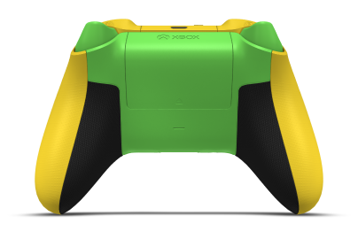Xbox Wireless Controller - Cuerpo: Lighting Yellow, Crucetas: Rosa intenso, Palancas de mando: Blanco robot