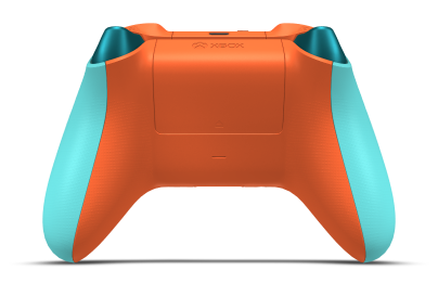 Xbox Wireless Controller - Body: Glacier Blue, D-Pads: Zest Orange (Metallic), Thumbsticks: Mineral Blue