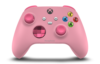 Xbox Wireless Controller - Body: Retro Pink, D-Pads: Deep Pink (Metallic), Thumbsticks: Deep Pink