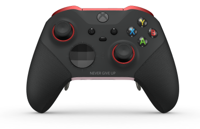 Xbox Elite Wireless Controller Series 2 - Core - Body: Carbon Black + Rubberised Grips, D-pad: Facet, Carbon Black (Metal), Back: Soft Pink + Rubberised Grips