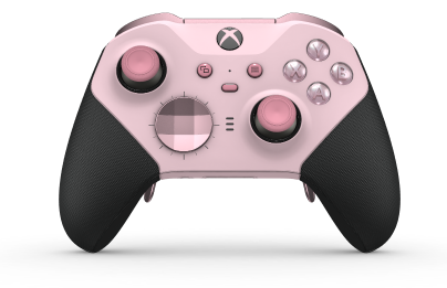 Xbox Elite ワイヤレスコントローラー シリーズ 2 - Core - Body: Soft Pink + Rubberized Grips, D-pad: Facet, Soft Pink (Metal), Back: Soft Pink + Rubberized Grips