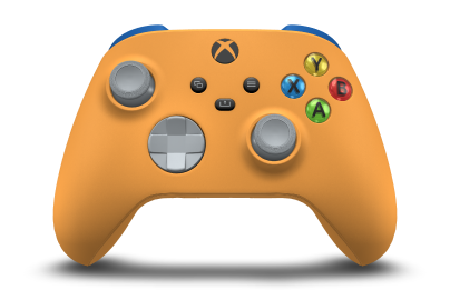 Xbox Wireless Controller - Body: Soft Orange, D-Pads: Ash Grey, Thumbsticks: Ash Grey