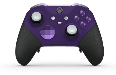 Xbox Elite Wireless Controller Series 2 - Core - Body: Astral Purple + Rubberized Grips, D-pad: Facet, Astral Purple (Metal), Back: Astral Purple + Rubberized Grips