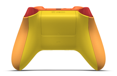 Xbox Wireless Controller - Corpo: Laranja suave, Botões Direcionais: Lighting Yellow, Manípulos Analógicos: Laranja Vibrante