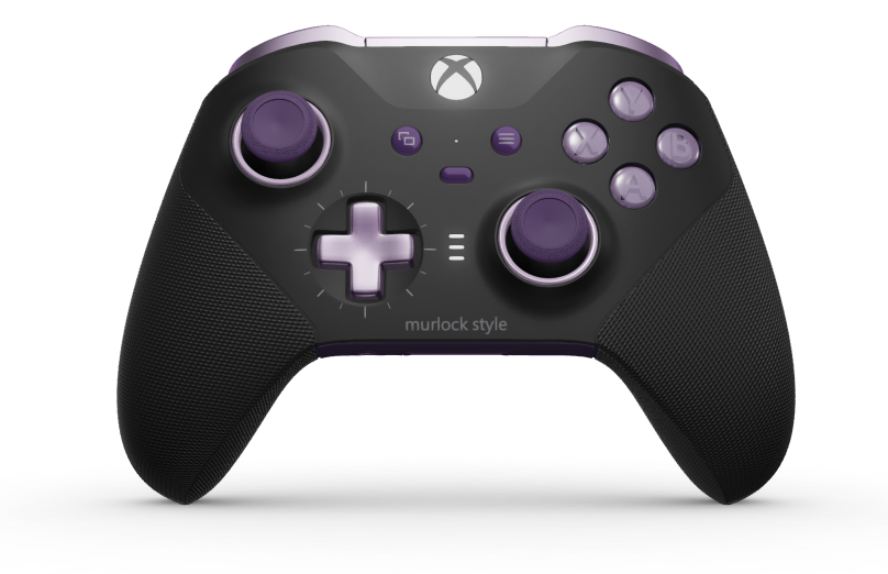 Xbox Elite Wireless Controller Series 2 - Core - Hoveddel: Kulsort + gummigreb, D-blok: Kryds, Blød lilla (metal), Bagside: Astrallilla + gummigreb