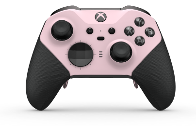 Xbox Elite Wireless Controller Series 2 - Core - Hoveddel: Soft Pink + Rubberized Grips, D-blok: Facet, Kulsort (metal), Bagside: Carbon Black + Rubberized Grips
