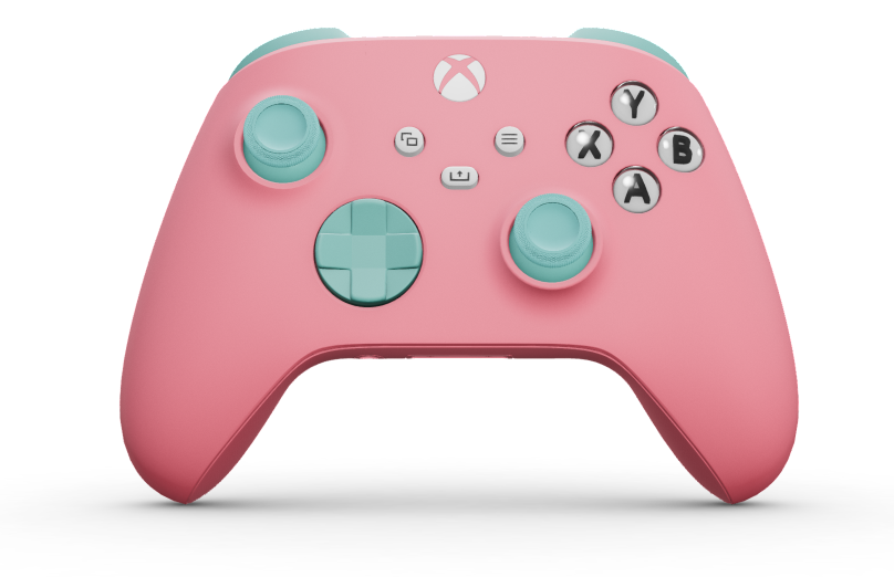 Xbox Wireless Controller - Body: Retro Pink, D-Pads: Glacier Blue, Thumbsticks: Glacier Blue