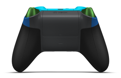 Xbox Wireless Controller - Body: Shock Blue, D-Pads: Photon Blue (Metallic), Thumbsticks: Dragonfly Blue