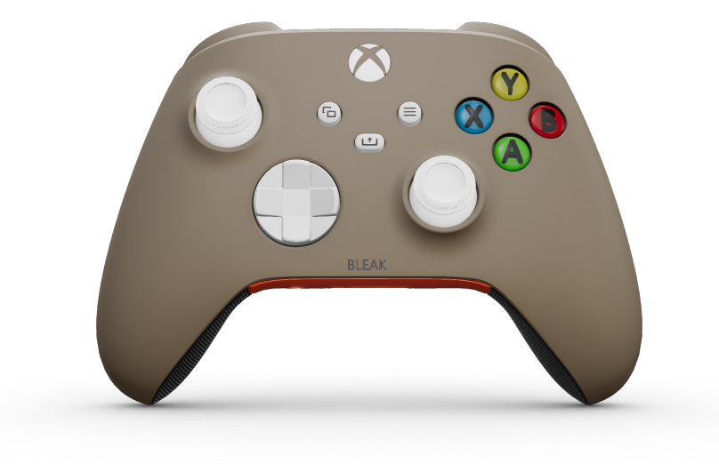 Xbox trådlös handkontroll - Body: Desert Tan, D-Pads: Robot White, Thumbsticks: Robot White
