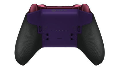 Xbox Elite Wireless Controller Series 2 - Core - Korpus: Astral Purple + Rubberized Grips, Pad kierunkowy: Wersja wklęsła, pudrowy róż (wariant metaliczny), Tył: Astral Purple + Rubberized Grips