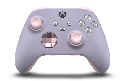 Xbox 무선 컨트롤러 - Body: Soft Purple, D-Pads: Soft Pink (Metallic), Thumbsticks: Soft Pink
