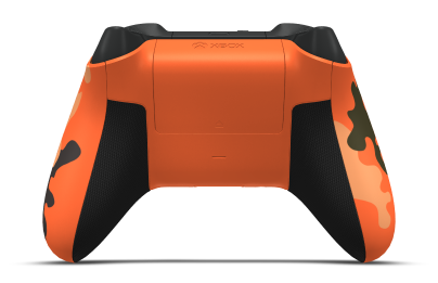 Xbox Wireless Controller - Body: Blaze Camo, D-Pads: Storm Gray (Metallic), Thumbsticks: Storm Grey