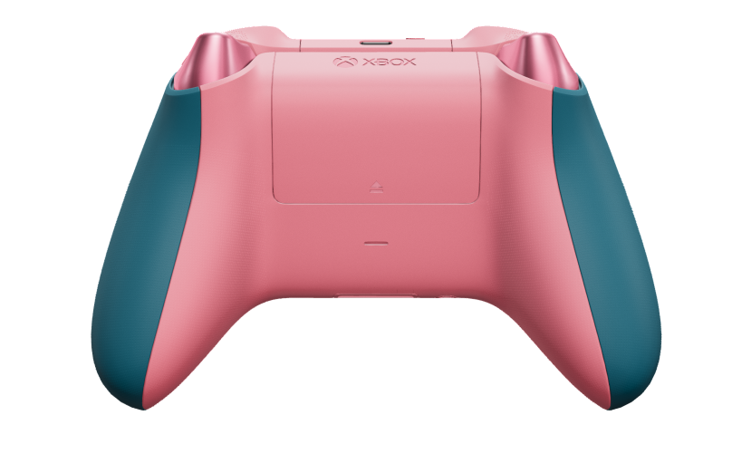 Xbox Wireless Controller - 機身: 礦物藍, 方向鍵: 復古粉紅 (金屬), 搖桿: 復古粉紅