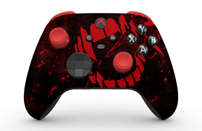 Comando Sem Fios Xbox – Redfall Limited Edition - Body: Bite Back, D-Pads: Carbon Black, Thumbsticks: Pulse Red
