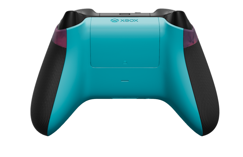 Xbox Wireless Controller - Hoofdtekst: Cyber Vapor, D-Pads: Carbonzwart (metallic), Duimsticks: Velocity Green