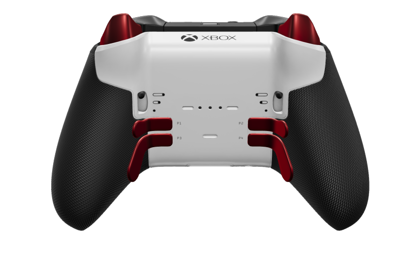 Xbox Elite Wireless Controller Series 2 - Core - Behuizing voorzijde: Robotwit + rubberen handvatten, D-pad: Cross, Carbon Black (Metal), Behuizing achterzijde: Robotwit + rubberen handvatten