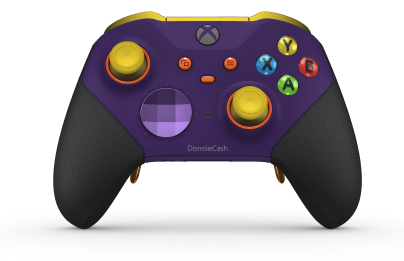 Xbox Elite Wireless Controller Series 2 - Core - Korpus: Astral Purple + Rubberized Grips, Pad kierunkowy: Wersja wklęsła, gwiezdny fiolet (wariant metaliczny), Tył: Astral Purple + Rubberized Grips