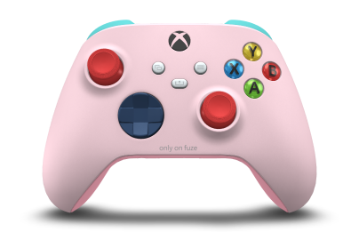 Xbox Wireless Controller - Body: Soft Pink, D-Pads: Midnight Blue, Thumbsticks: Pulse Red