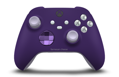 Xbox Wireless Controller - Body: Astral Purple, D-Pads: Astral Purple (Metallic), Thumbsticks: Soft Purple