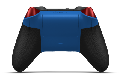 Xbox 무선 컨트롤러 - Body: Shock Blue, D-Pads: Oxide Red (Metallic), Thumbsticks: Carbon Black