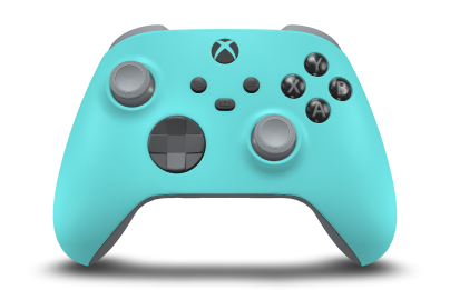 Xbox Wireless Controller - Body: Glacier Blue, D-Pads: Storm Gray, Thumbsticks: Ash Gray