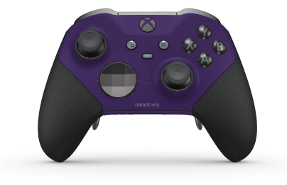 Xbox Elite Wireless Controller Series 2 - Core - Corpo: Roxo Astral + Pegas em Borracha, Botão Direcional: Faceta, Cinzento Tempestade (Metal), Traseira: Roxo Astral + Pegas em Borracha