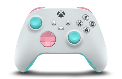 Xbox Wireless Controller - Body: Robot White, D-Pads: Retro Pink, Thumbsticks: Glacier Blue
