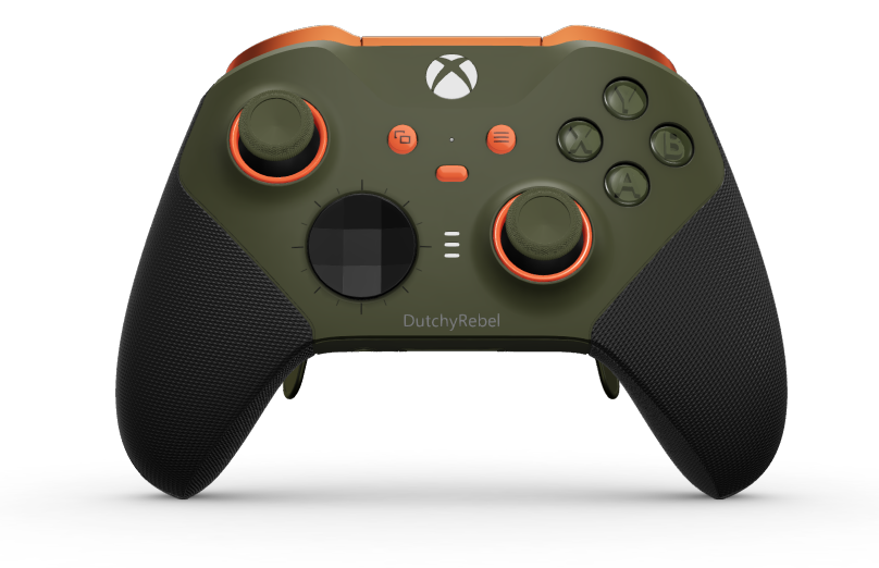 Xbox Elite draadloze controller Series 2 - Core - Body: Nocturnal Green + Rubberized Grips, D-pad: Faceted, Carbon Black (Metal), Back: Nocturnal Green + Rubberized Grips
