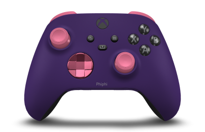Xbox Wireless Controller - Body: Astral Purple, D-Pads: Deep Pink (Metallic), Thumbsticks: Deep Pink