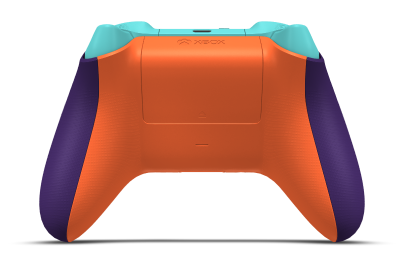 Xbox Wireless Controller - Corps: Astral Purple, BMD: Soft Orange (métallique), Joysticks: Glacier Blue