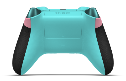 Xbox Wireless Controller - Corps: Rose rétro, BMD: Bleu glacier (métallique), Joystick: Rose profond