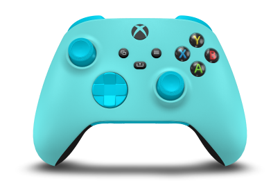 Xbox Wireless Controller - Body: Glacier Blue, D-Pads: Dragonfly Blue, Thumbsticks: Dragonfly Blue