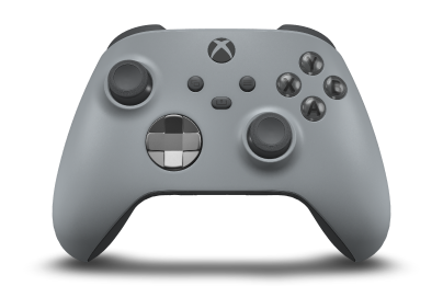 Xbox Wireless Controller - Hoofdtekst: Asgrijs, D-Pads: Stormgrijs (metallic), Duimsticks: Stormgrijs