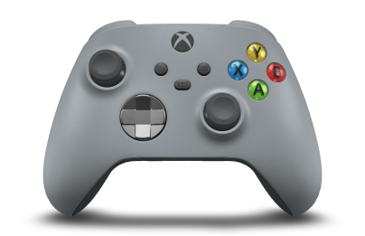 Xbox Wireless Controller - Body: Ash Gray, D-Pads: Storm Gray (Metallic), Thumbsticks: Storm Grey
