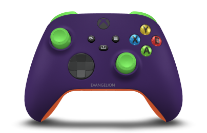 Xbox Wireless Controller - Corpo: Roxo Astral, Botões Direcionais: Preto Carbono, Manípulos Analógicos: Verde Veloz