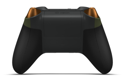 Xbox Wireless Controller - Body: Nocturnal Green, D-Pads: Soft Orange (Metallic), Thumbsticks: Carbon Black