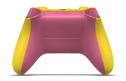 Xbox Wireless Controller - Hoofdtekst: Lighting Yellow, D-Pads: Dieproze, Duimsticks: Dieproze