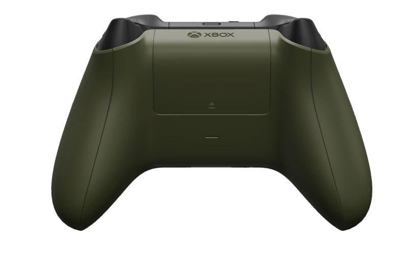 Xbox Wireless Controller - Corpo: Verde Noturno, Botões Direcionais: Preto Carbono, Manípulos Analógicos: Laranja Vibrante