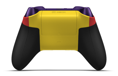 Xbox ワイヤレス コントローラー - Body: Pulse Red, D-Pads: Lightning Yellow (Metallic), Thumbsticks: Lighting Yellow