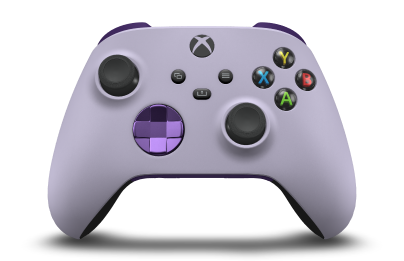 Xbox Wireless Controller - Corps: Soft Purple, BMD: Astral Purple (métallique), Joysticks: Carbon Black