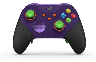 Xbox Elite 無線控制器 Series 2 - Core - Corpo: Roxo Astral + Pegas em Borracha, Botão Direcional: Faceta, Roxo Astral (Metal), Traseira: Roxo Astral + Pegas em Borracha
