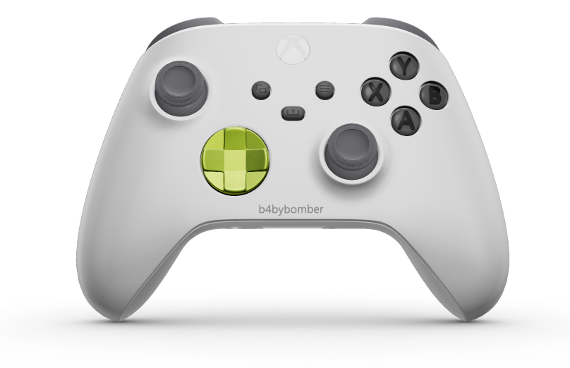 Xbox Wireless Controller - Hoveddel: Robothvid, D-blokke: Elektrisk volt (metallisk), Thumbsticks: Stormgrå
