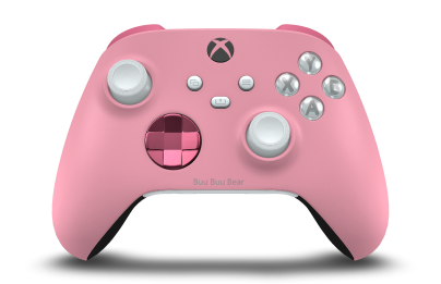 Xbox Wireless Controller - Body: Retro Pink, D-Pads: Deep Pink (Metallic), Thumbsticks: Robot White