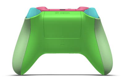 Xbox Wireless Controller - Hoofdtekst: Zachtgroen, D-Pads: Libelleblauw, Duimsticks: Libelleblauw