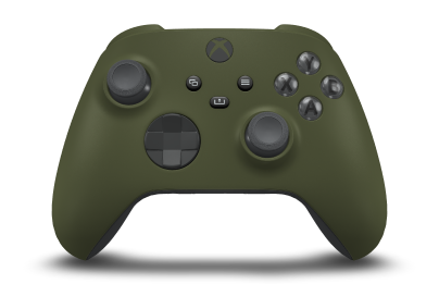 Xbox Wireless Controller - Body: Nocturnal Green, D-Pads: Carbon Black, Thumbsticks: Storm Gray