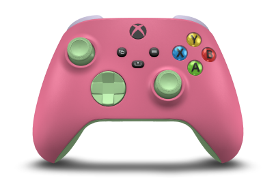 Xbox Wireless Controller - Body: Deep Pink, D-Pads: Soft Green, Thumbsticks: Soft Green